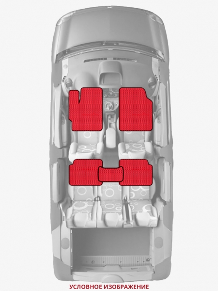 ЭВА коврики «Queen Lux» стандарт для Maserati Spyder