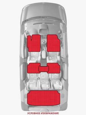 ЭВА коврики «Queen Lux» комплект для Peugeot 404